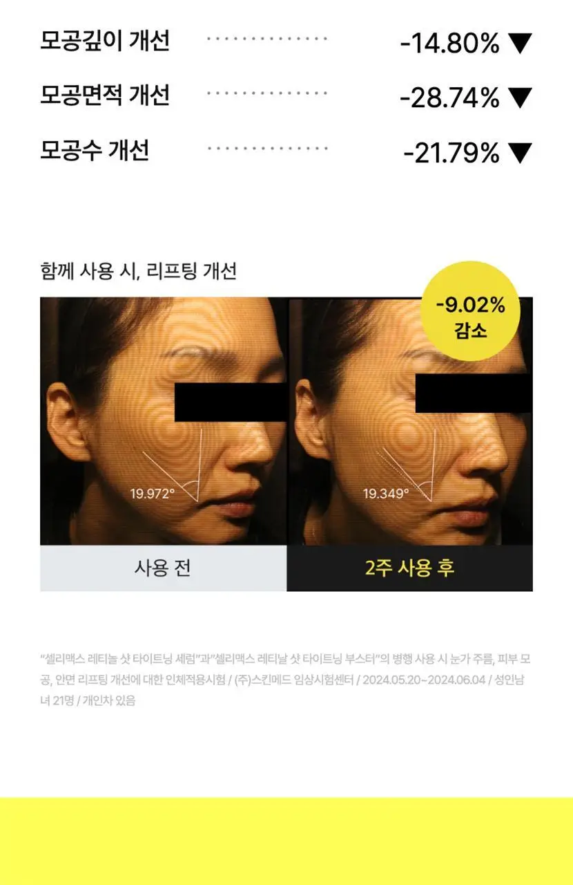 [한정기획] 셀리맥스 더 비타 A 레티날 샷 타이트닝 부스터 15ml 기획 (+3ml) 상세페이지 46